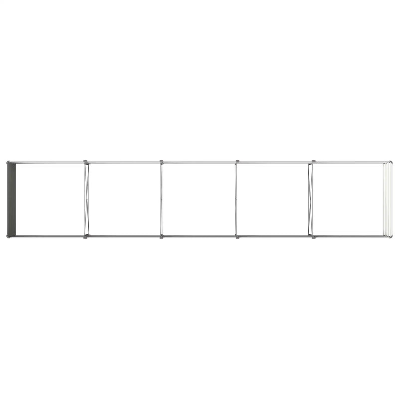 Raised Garden Bed Grey 400 x 80 x 55 cm cold-rolled steel