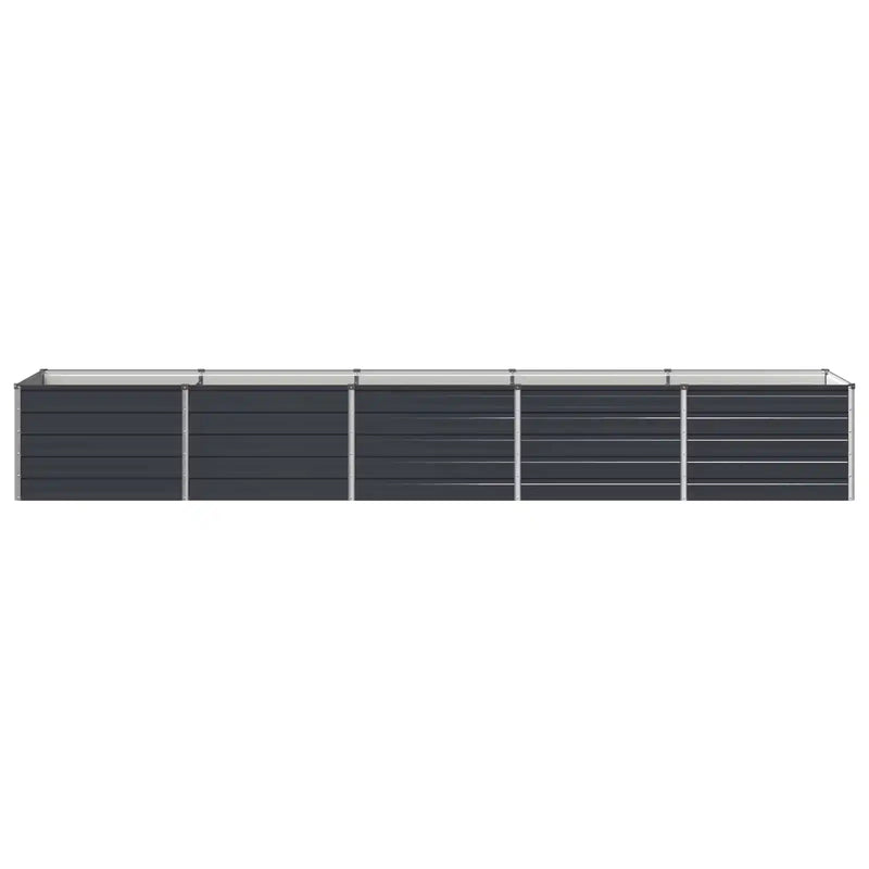 Raised Garden Bed Anthracite 400 x 80 x 55 cm cold-rolled steel