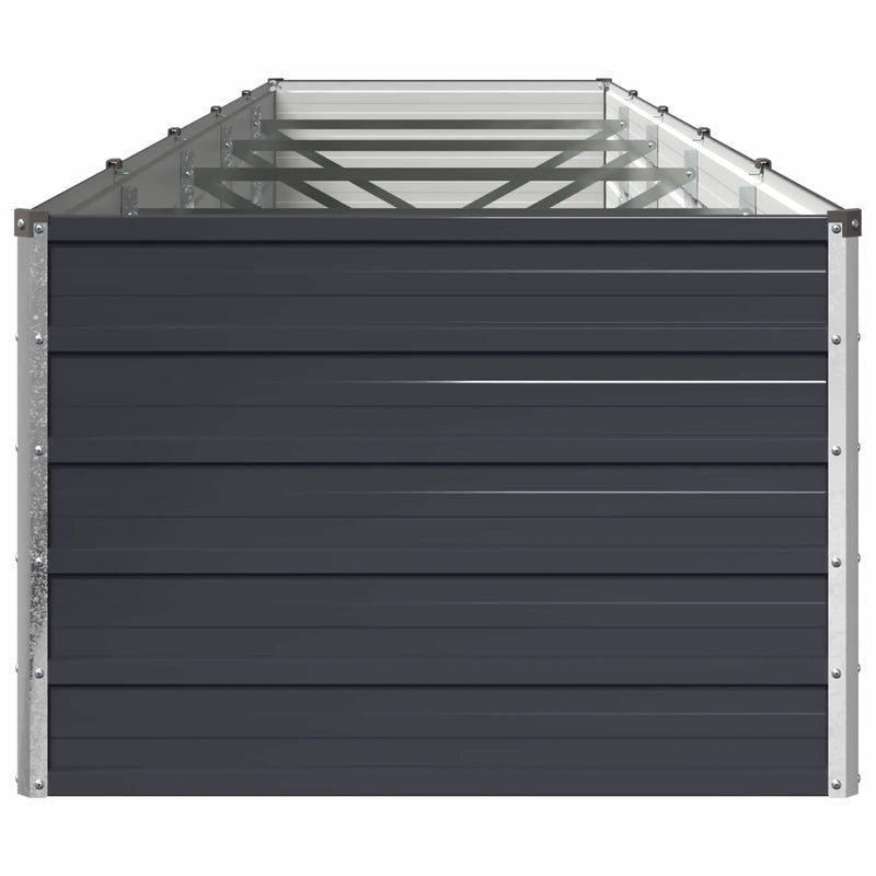 Raised Garden Bed Anthracite 400 x 80 x 55 cm cold-rolled steel