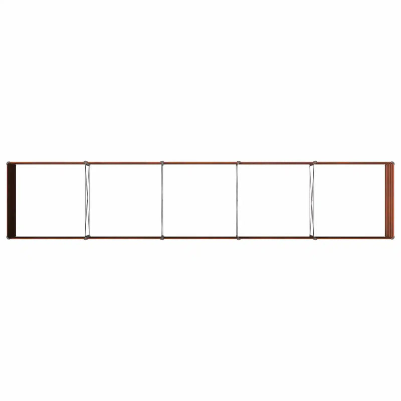 Raised Garden Bed Rusty 400 x 80 x 55 cm corton