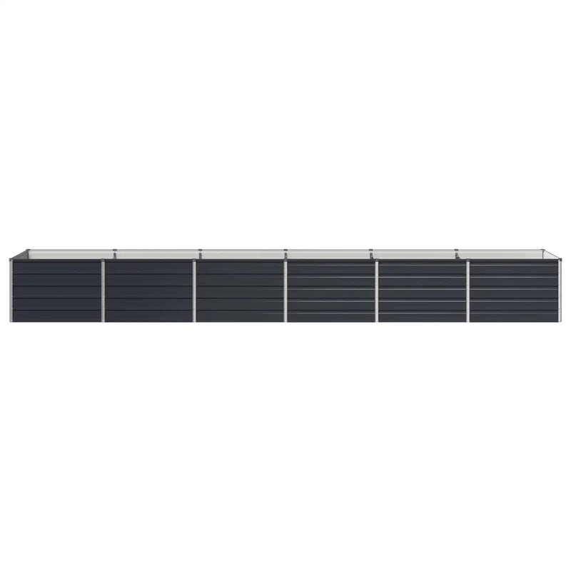 Raised Garden Bed Anthracite 480 x 80 x 55 cm cold-rolled steel