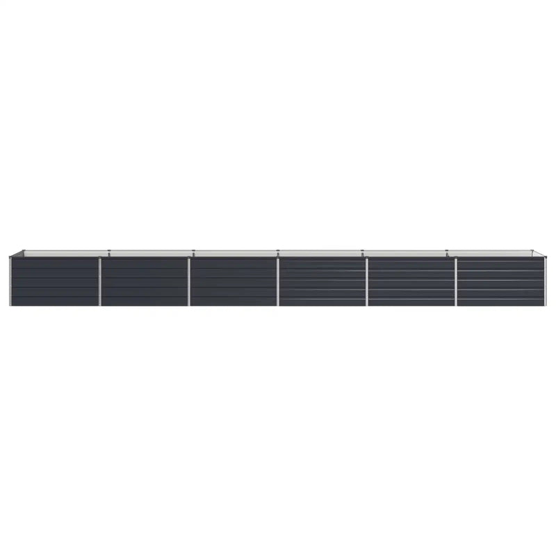 Raised Garden Bed Anthracite 600 x 80 x 55 cm cold-rolled steel