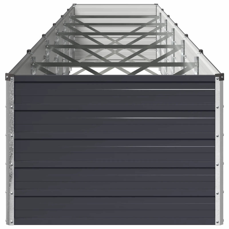 Raised Garden Bed Anthracite 600 x 80 x 55 cm cold-rolled steel