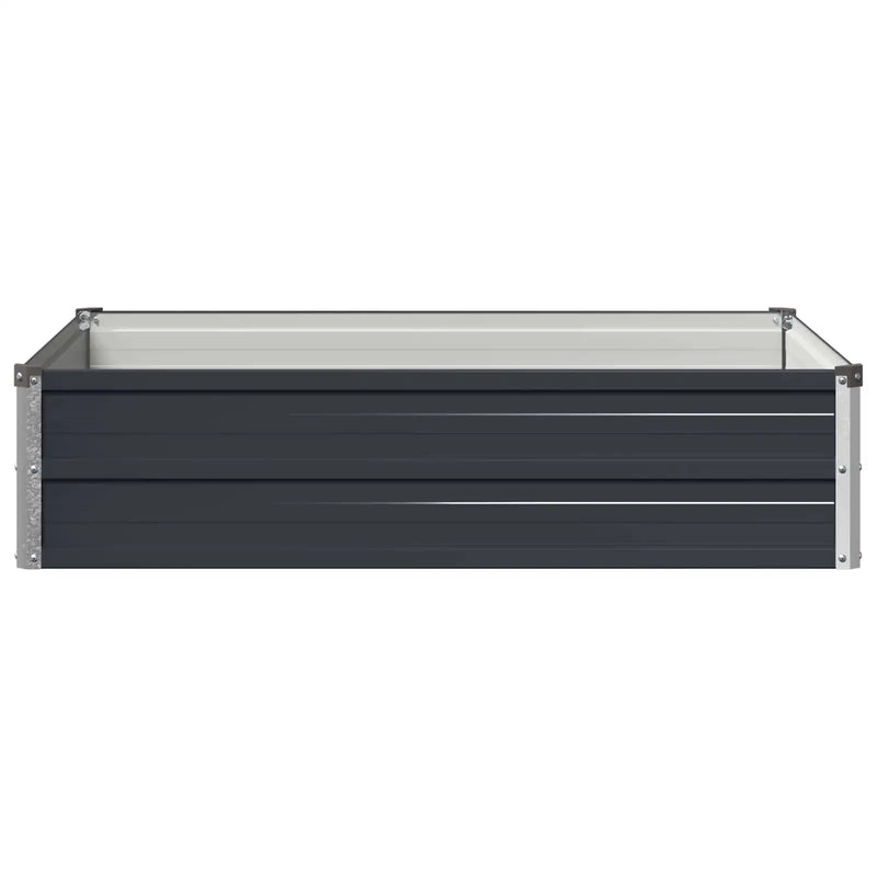 Raised Garden Bed Anthracite 100 x 80 x 24 cm cold-rolled steel