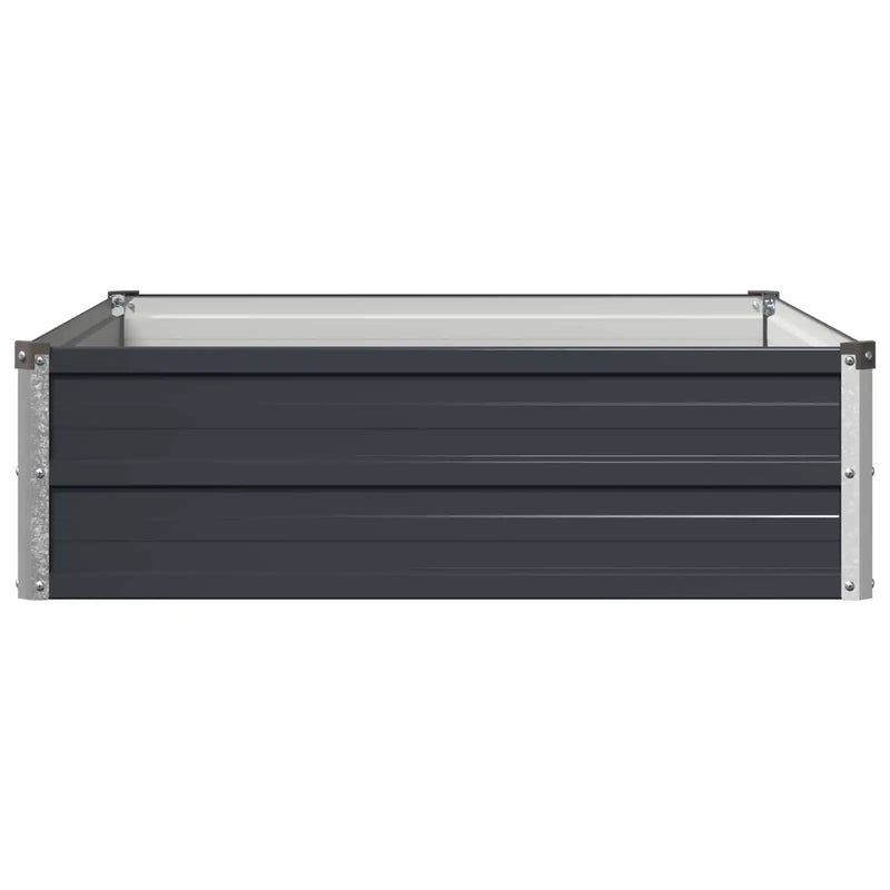 Raised Garden Bed Anthracite 100 x 80 x 24 cm cold-rolled steel