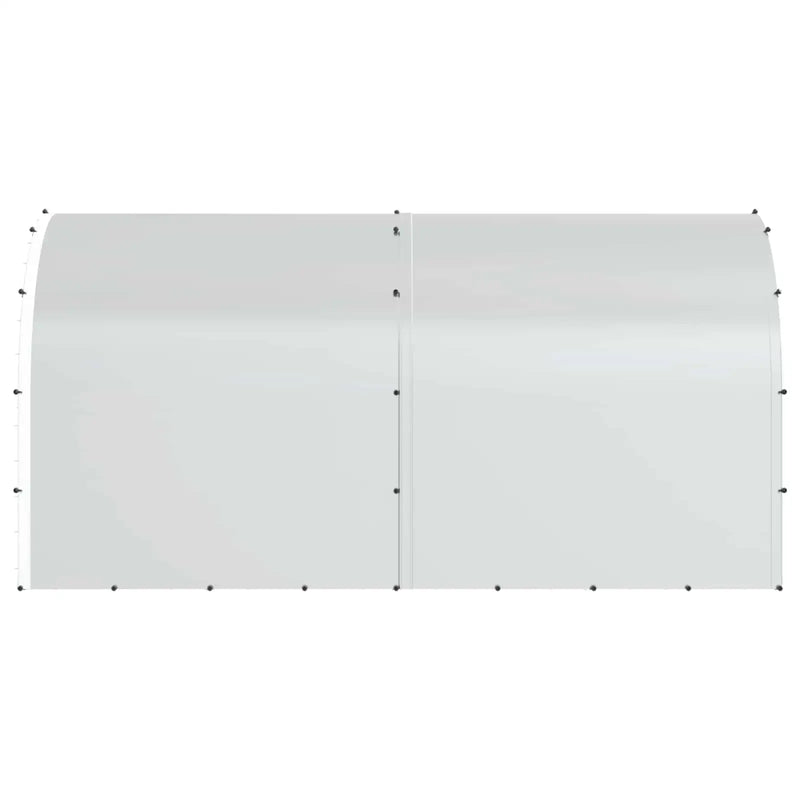 Chicken Coop Silver 400 x 200 x 200 cm Galvanised Steel