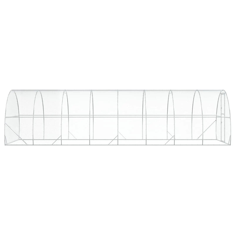 Chicken Coop Silver 800 x 300 x 200 cm Galvanised Steel
