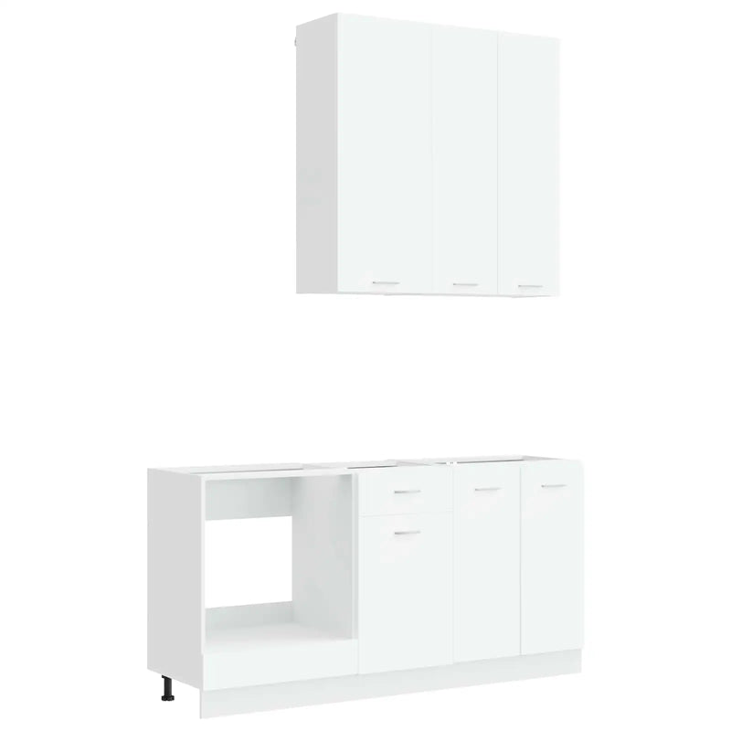 Kitchen Unit LYON 5 pcs White Engineered Wood