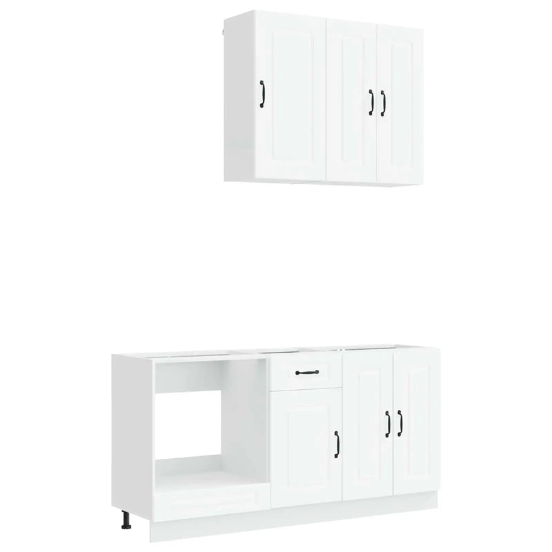 Kitchen Unit KALMAR 5 pcs White Engineered Wood