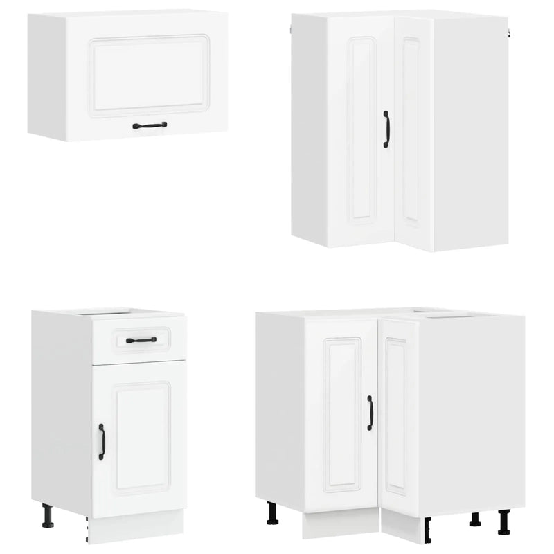 Kitchen Unit KALMAR 8 pcs White Engineered Wood