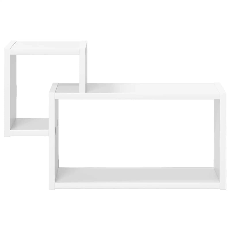 Wall Shelf Wall-Mounted White 55 x 15 x 35 cm Engineered Wood