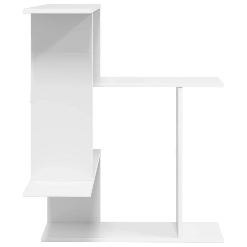 Wall Shelf White 67 x 67 x 87 cm Engineered Wood