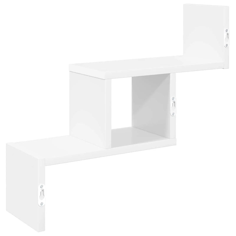 Wall Shelf White 48 x 15 x 42 cm Engineered Wood