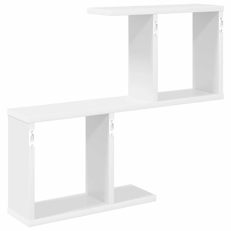 Wall Shelf White 60 x 12 x 50.5 cm Engineered Wood