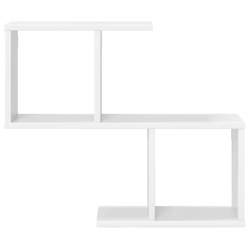Wall Shelf White 60 x 12 x 50.5 cm Engineered Wood