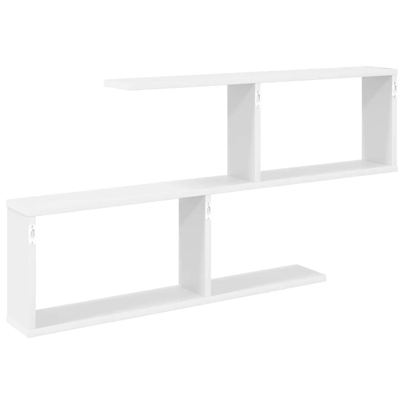 Wall Shelf White 100 x 12 x 50.5 cm Engineered Wood