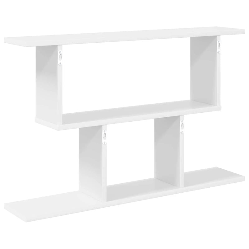 Wall Shelf White 80 x 15 x 50.5 cm Engineered Wood