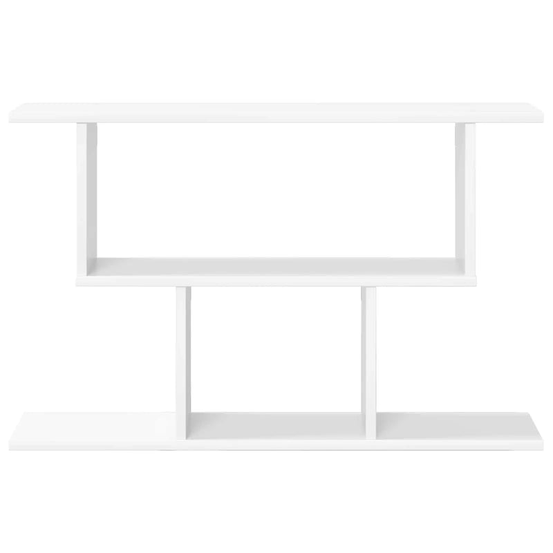 Wall Shelf White 80 x 15 x 50.5 cm Engineered Wood