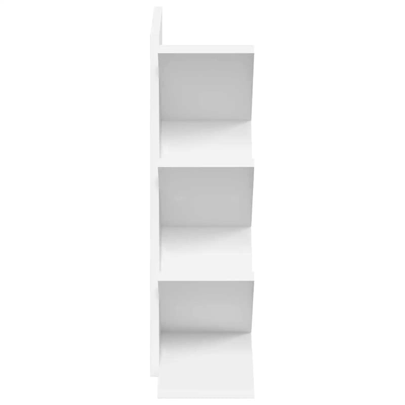 Tree Bookshelf 4-Tier 30 x 18 x 60 cm Engineered Wood White