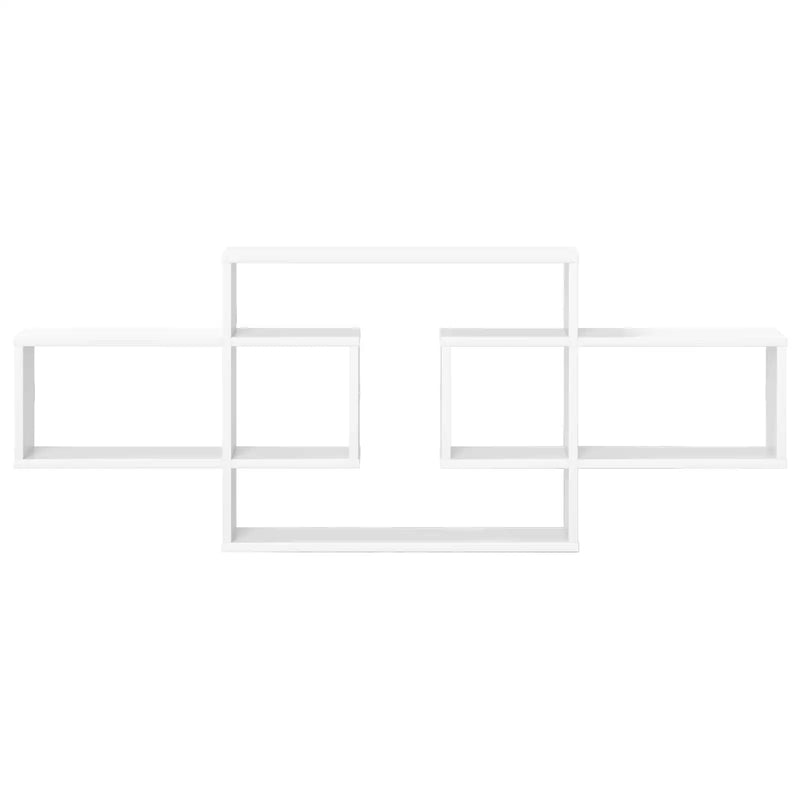 Wall Shelf White 130 x 10 x 50 cm Engineered Wood