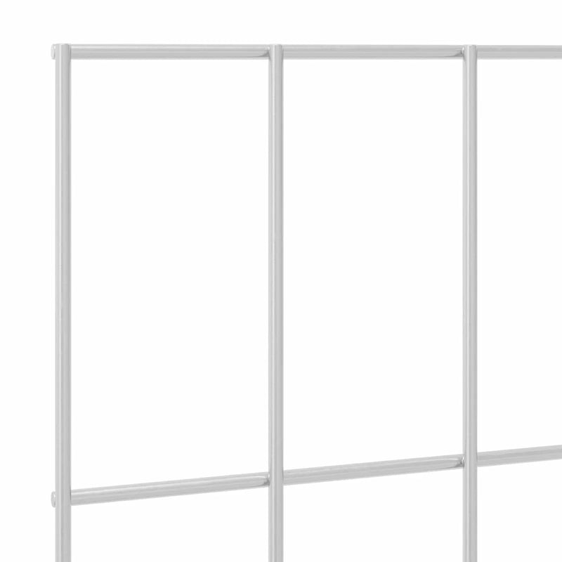 Garden Fence with Stakes 12 pcs 35 x 30 cm Mesh Silver
