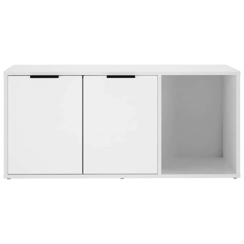 Cat Crate Furniture White 100 x 49 x 45 cm Engineered Wood