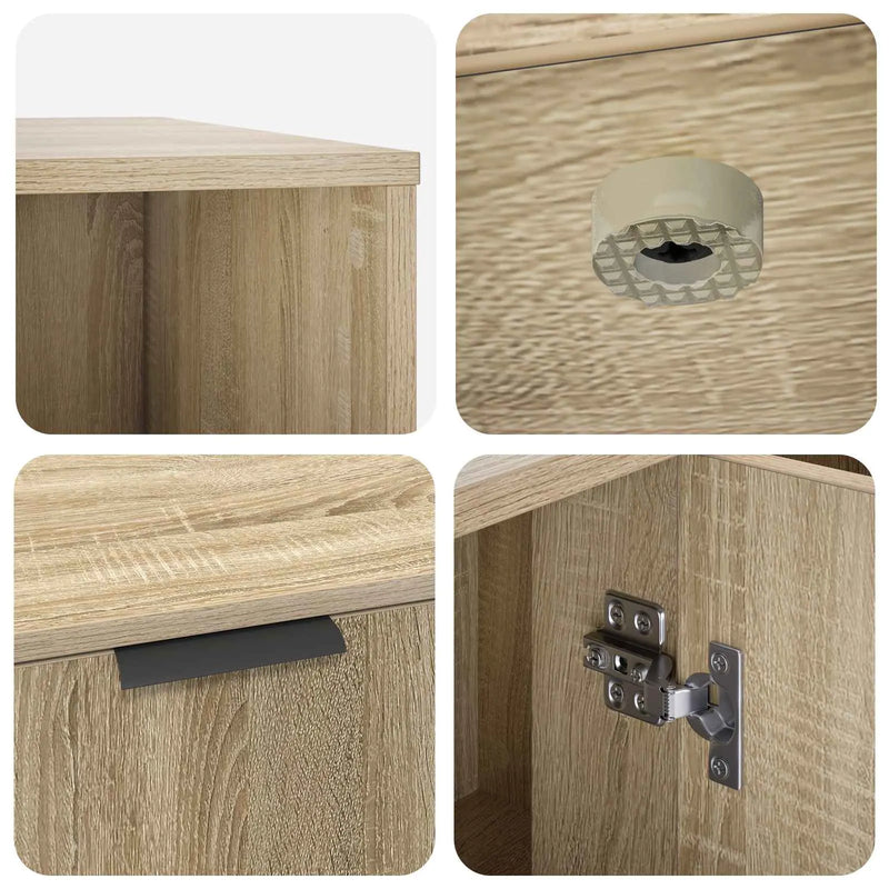 Cat Crate Furniture Sonoma Oak 100 x 49 x 45 cm Engineered Wood