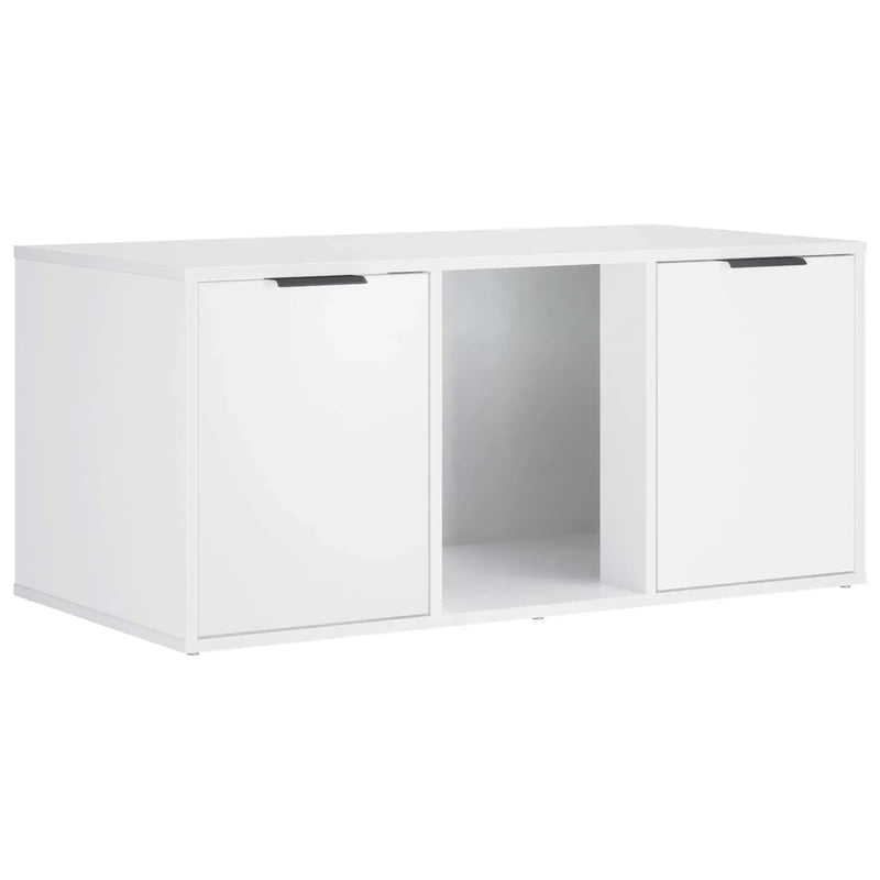 Cat Crate Furniture White 100 x 49 x 45 cm Engineered Wood