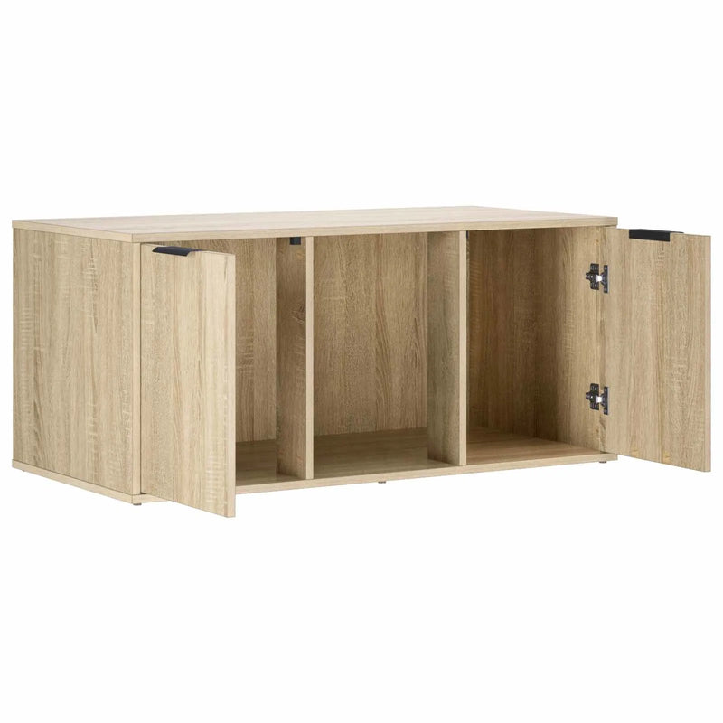 Cat Crate Furniture Sonoma Oak 100 x 49 x 45 cm Engineered Wood