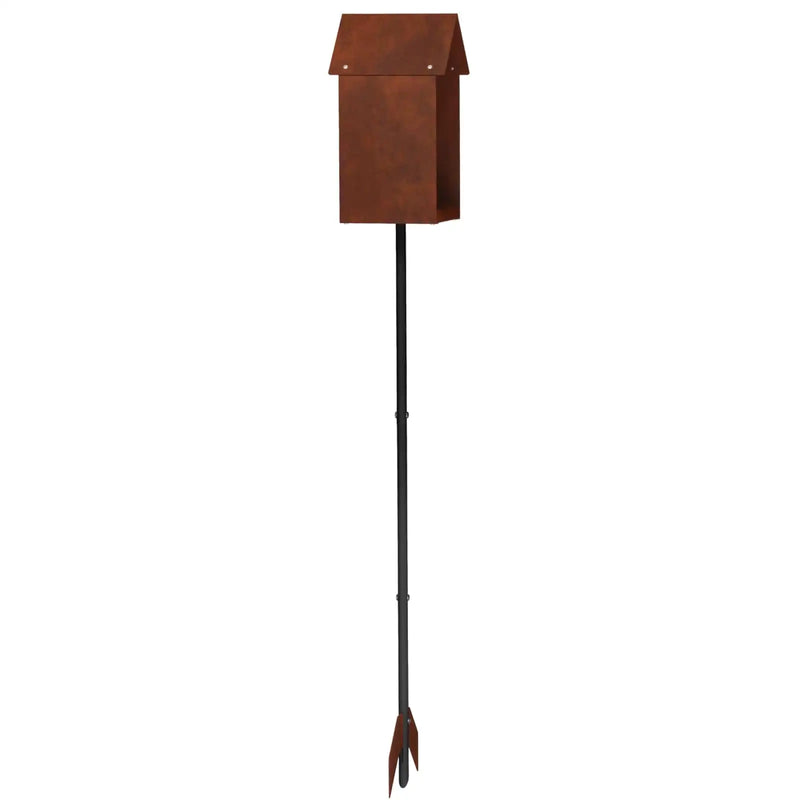 Bird Feeder Weathering Steel Rusty
