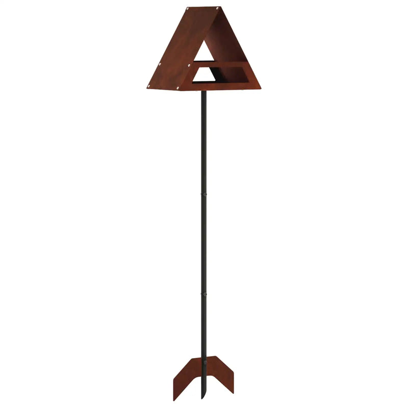 Bird Feeder Weathering Steel Rusty