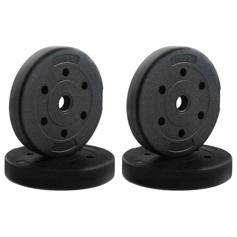 4-in-1 Dumbbell Set 40kg Black and Red Cement and Iron Sand