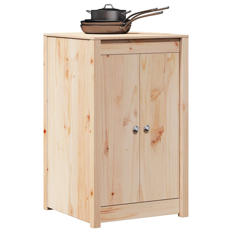 Outdoor Kitchen Cabinet MEPPEL Natural Douglas 55 x 55 x 92 cm