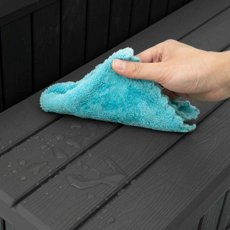 Hot Tub Step with Storage 2-Step Black 93 x 57 x 35 cm PP