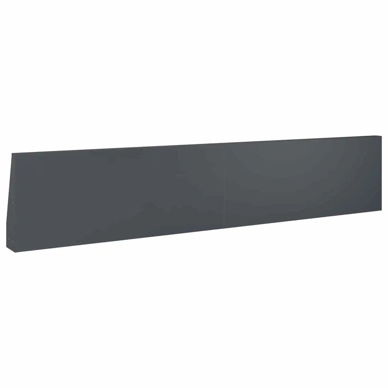 Retaining Wall 2 pcs 100 x 12 x 50 cm Steel Anthracite