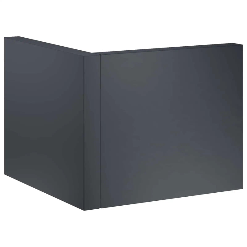 Retaining Wall 2 pcs 50 x 50 x 50 cm Steel Anthracite