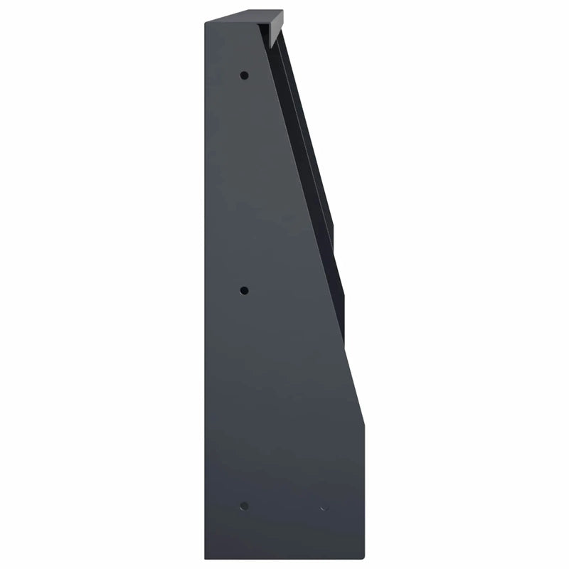 Retaining Wall 2 pcs 40 x 12 x 50 cm Steel Anthracite
