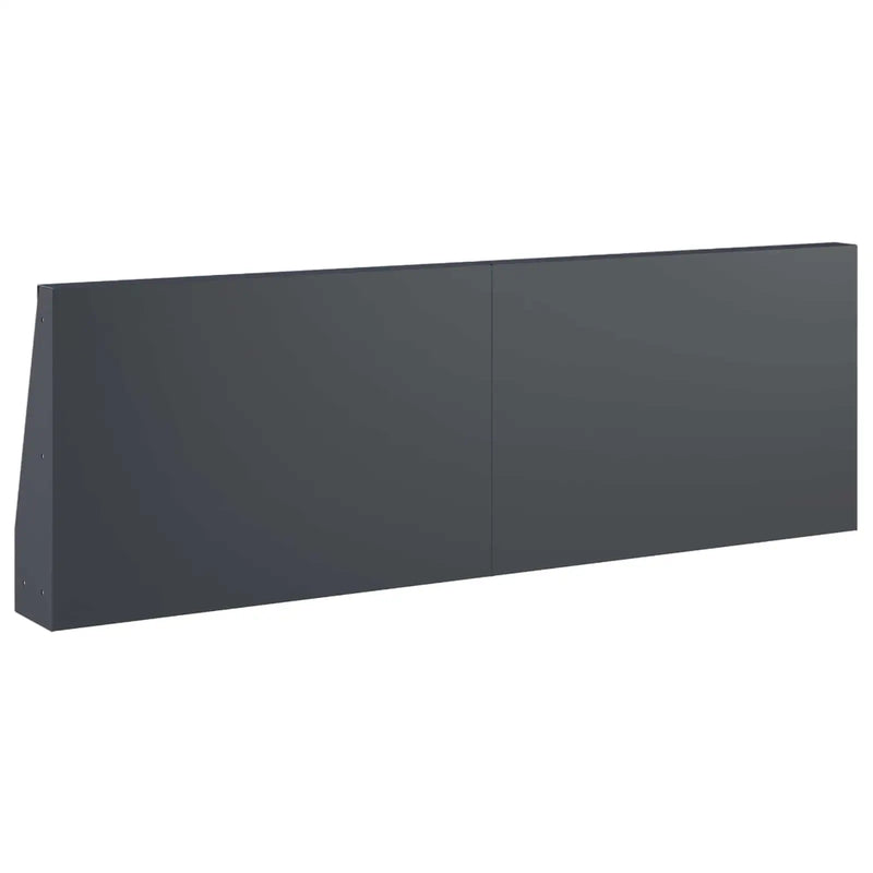 Retaining Wall 2 pcs 60 x 12 x 40 cm Steel Anthracite