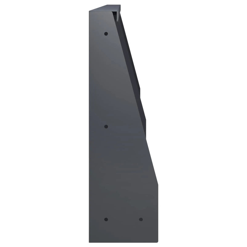 Retaining Wall 2 pcs 60 x 12 x 40 cm Steel Anthracite
