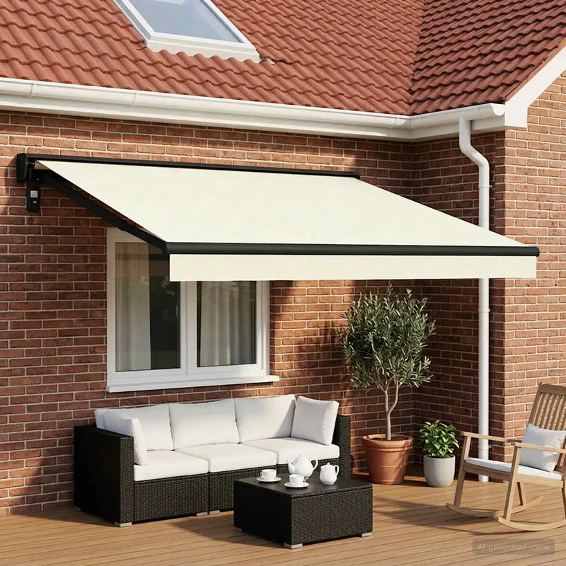 Awning Replacement Fabric Cream 450 x 300 cm Polyester