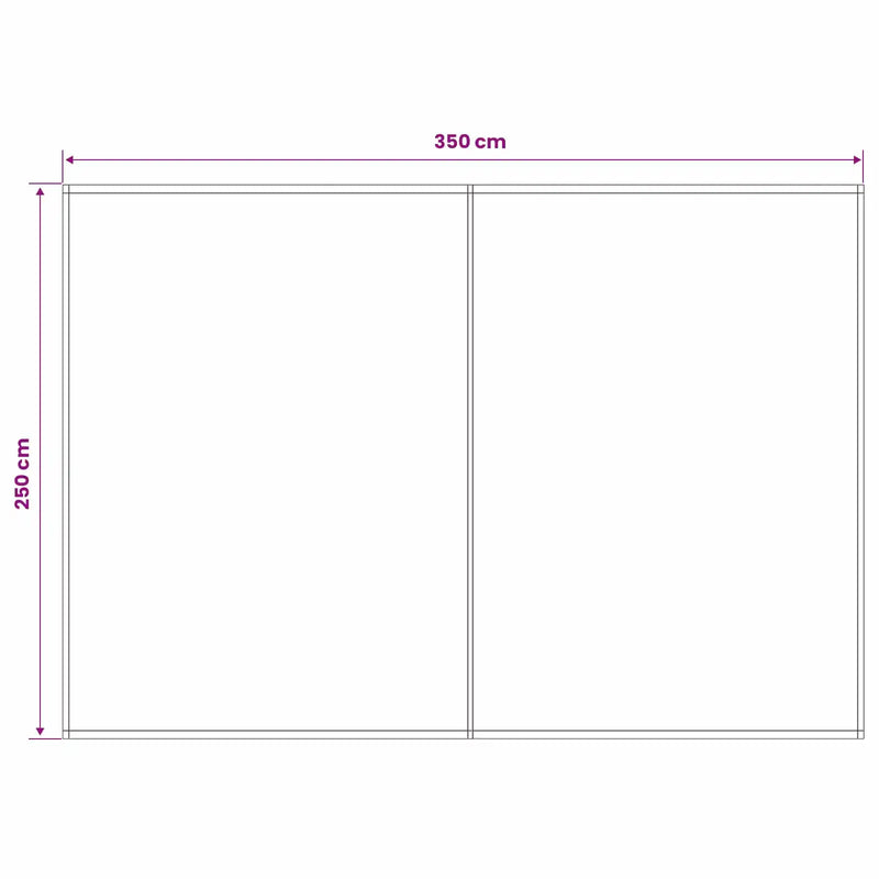 Awning Replacement Fabric Yellow and White 350 x 250 cm