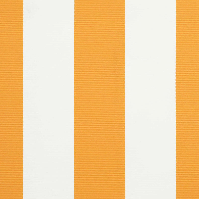 Awning Replacement Fabric Yellow and White 450 x 350 cm