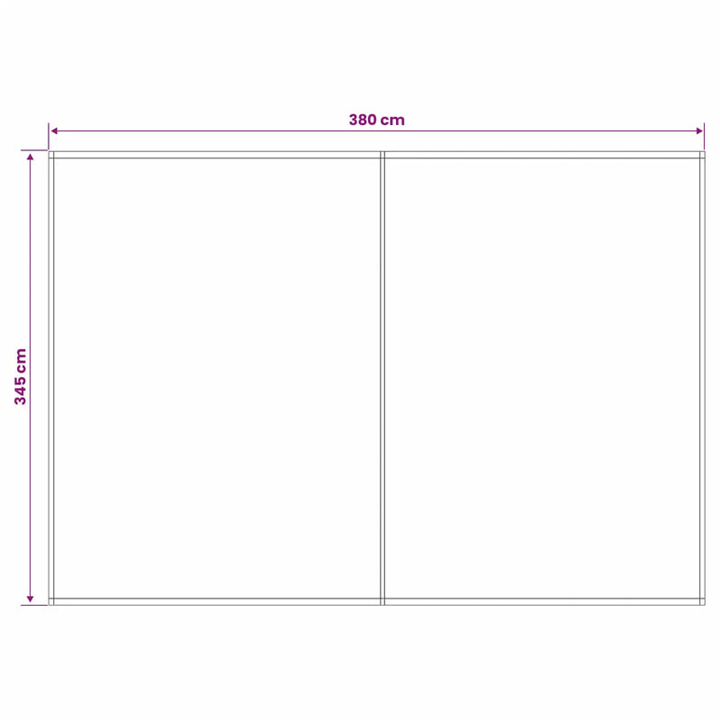 Awning Replacement Fabric Beige 400 x 350 cm Polyester
