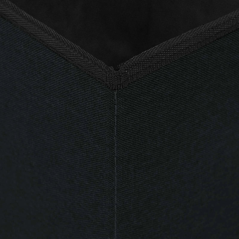 Foldable Storage Bench Black 180 kg 80 L 77 x 38 x 38 cm Linen