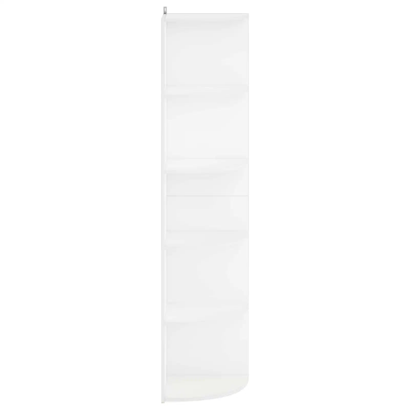 Corner Shelf 5-Tier 41.5 x 41.5 x 178 cm Engineered Wood White