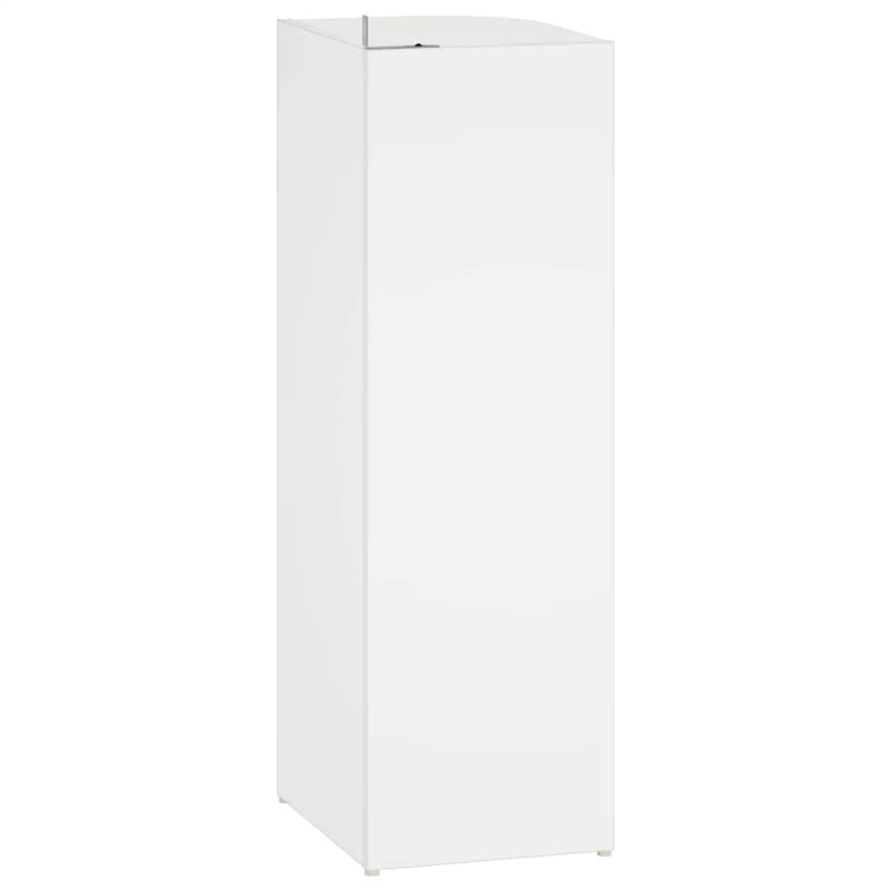 Corner Shelf 3-Tier 25 x 31 x 80 cm Engineered Wood White