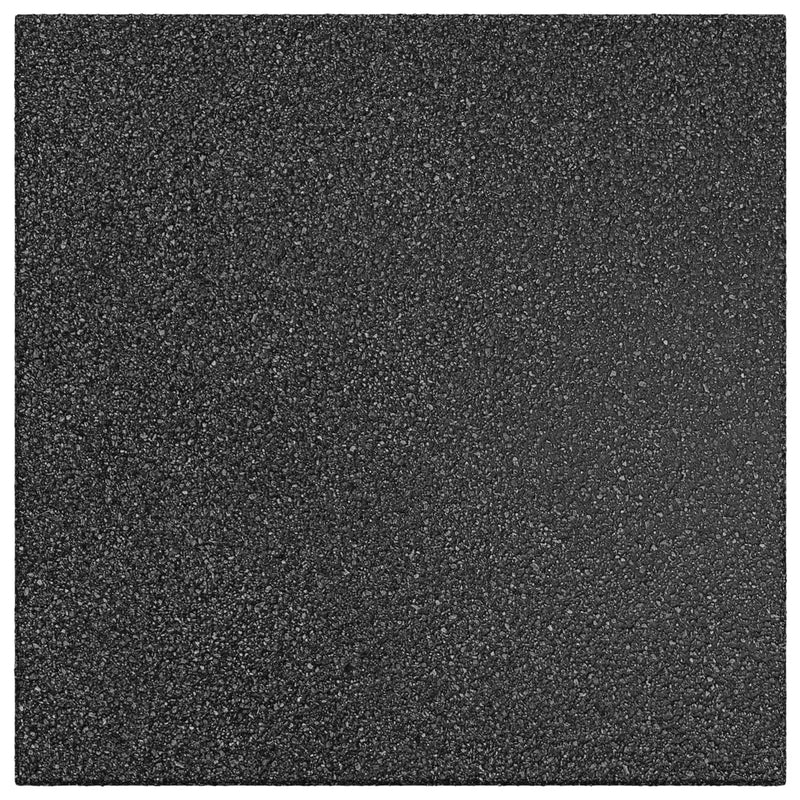 Fall Protection Tiles 24 pcs Black 50 x 50 cm Rubber