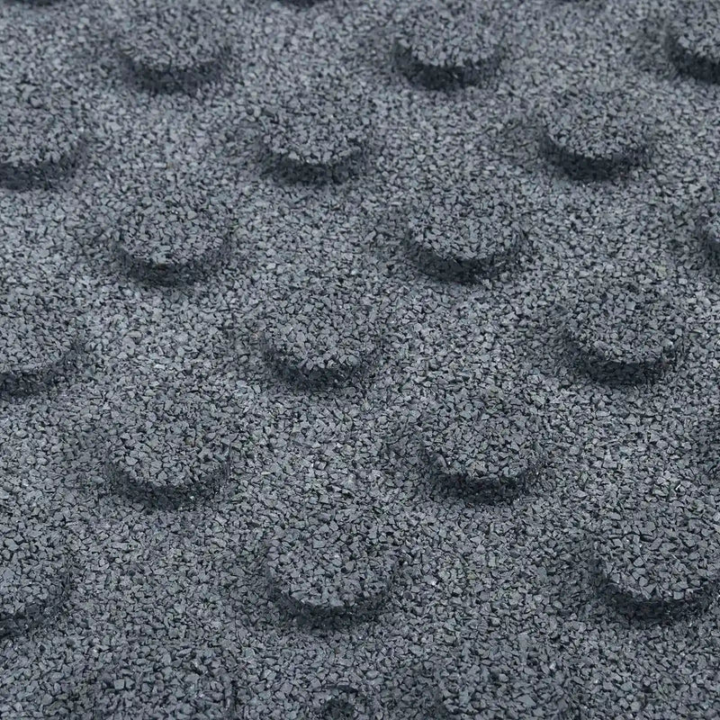Fall Protection Tiles 24 pcs Grey 50 x 50 cm Rubber