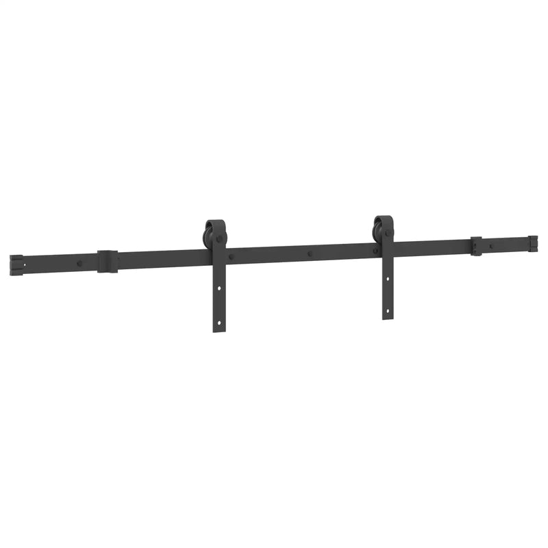 Sliding Door NARVIK Natural and Black 85 x 210 cm (152.5 cm)