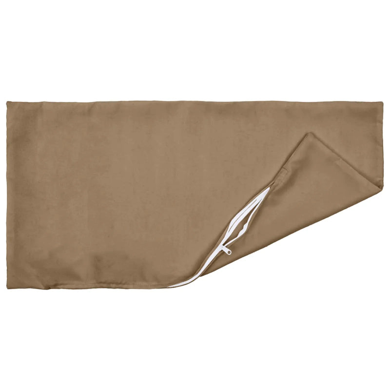 Cushion with Pillow HEERLEN 2 pcs Taupe Polyester